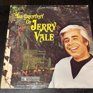 The Greatest of Jerry Vale, Vinyl Record LP